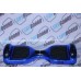 Starburst - Blue Chrome 6.5 Inch